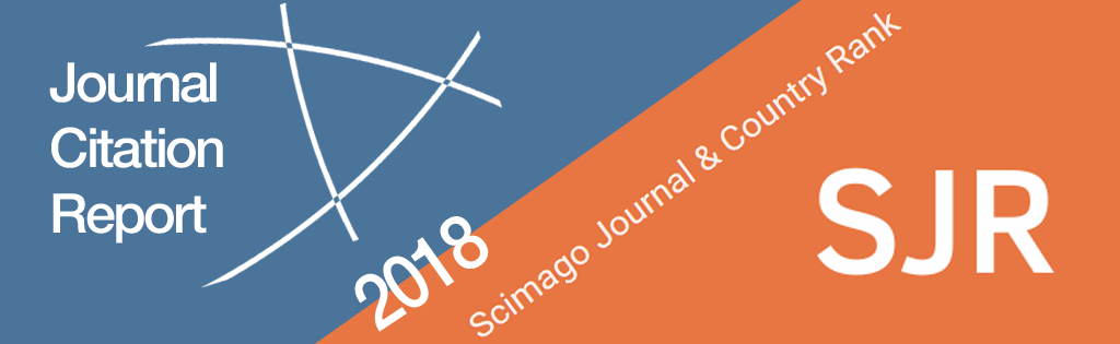 Journal Citation Reports y Scimago Journal Rank 2018
